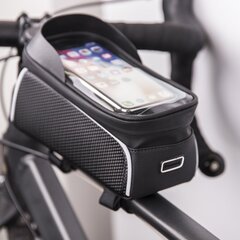 Waterproof bike frame bag with shielded phone holder Model02 black цена и информация | Держатели для телефонов | hansapost.ee