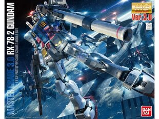Mudelikomplekt Bandai - MG RX-78-2 Gundam Ver. 3.0 E.F.S.F. Prototype Close-Combat Mobile Suit, 1/100, 61610 hind ja info | Klotsid ja konstruktorid | hansapost.ee