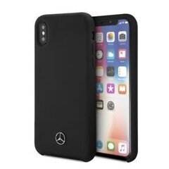 Чехол "Mercedes" MEHCI61SILBK Apple iPhone XR черный цена и информация | Mercedes Телефоны и аксессуары | hansapost.ee