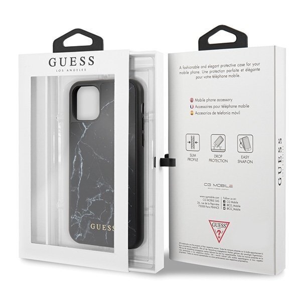 Telefoniümbris Guess telefonile Apple iPhone 11 Pro, must (GUHCN58HYMABK) price and information | Telefonide kaitsekaaned ja -ümbrised | hansapost.ee