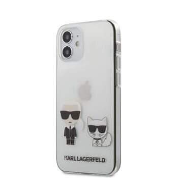Telefoniümbris Karl Lagerfeld Karl & Choupette Apple iPhone 12 Mini, läbipaistev цена и информация | Telefonide kaitsekaaned ja -ümbrised | hansapost.ee