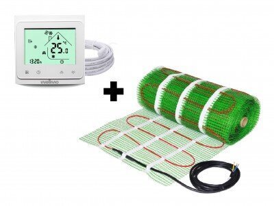 Põrandaküttevõrk Wellmo MAT + programmeeritav termostaat Wellmo WTH-51.36 NEW цена и информация | Põrandaküte | hansapost.ee