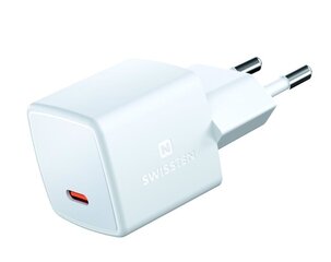 Swissten GaN Mini, USB-C 25W PD hind ja info | Laadijad mobiiltelefonidele | hansapost.ee