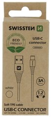 Swissten Eco Friendly USB-C 1.2m hind ja info | Mobiiltelefonide kaablid | hansapost.ee