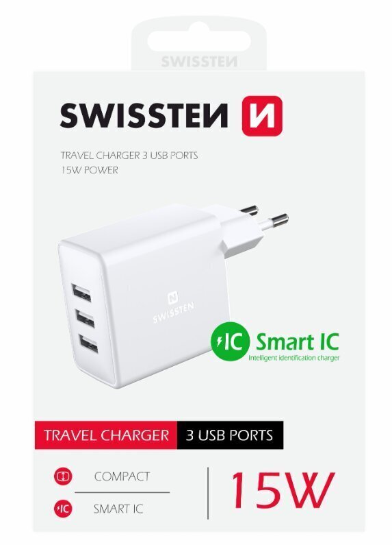 Swissten Smart IC 22052100 hind ja info | Laadijad mobiiltelefonidele | hansapost.ee
