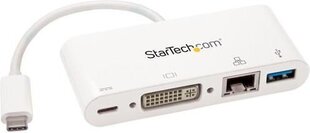StarTech DKT30CDVPD hind ja info | USB adapterid ja jagajad | hansapost.ee