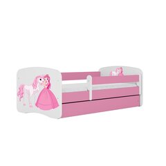 Lastevoodi koos madratsiga Kocot Kids Babydreams, 80x180 cm, roosa hind ja info | Lastevoodid | hansapost.ee