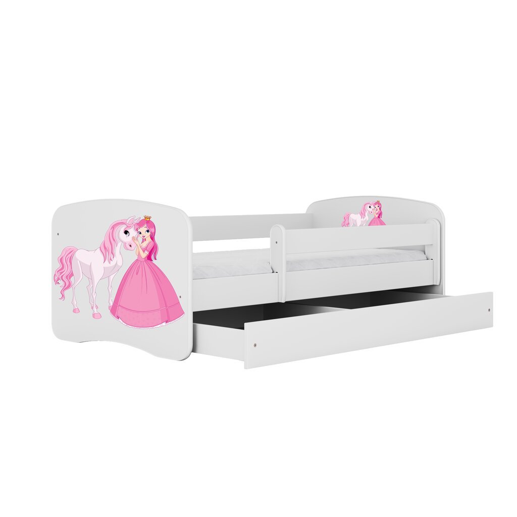 Lastevoodi koos madratsiga Kocot Kids Babydreams, 80x160 cm, valge hind ja info | Lastevoodid | hansapost.ee