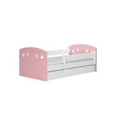 Детская кровать Kocot Kids Julia, 80x140 см, розовый/белый цвет цена и информация | Детские кровати | hansapost.ee