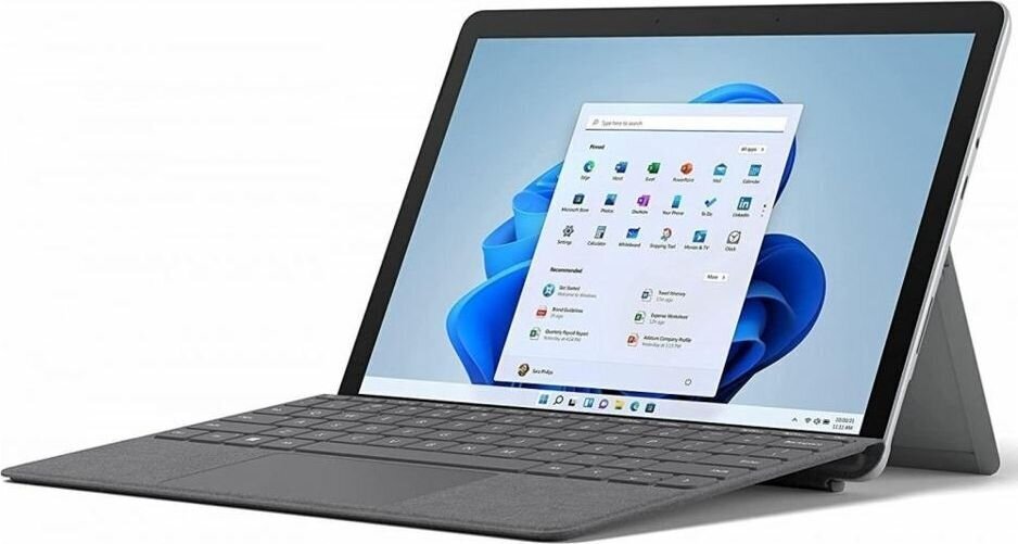 Microsoft Surface GO 3 i3-10100Y/8GB/128GB/INT/10.51 Win10Pro Commercial Platinum 8VD-00033 цена и информация | Sülearvutid | hansapost.ee