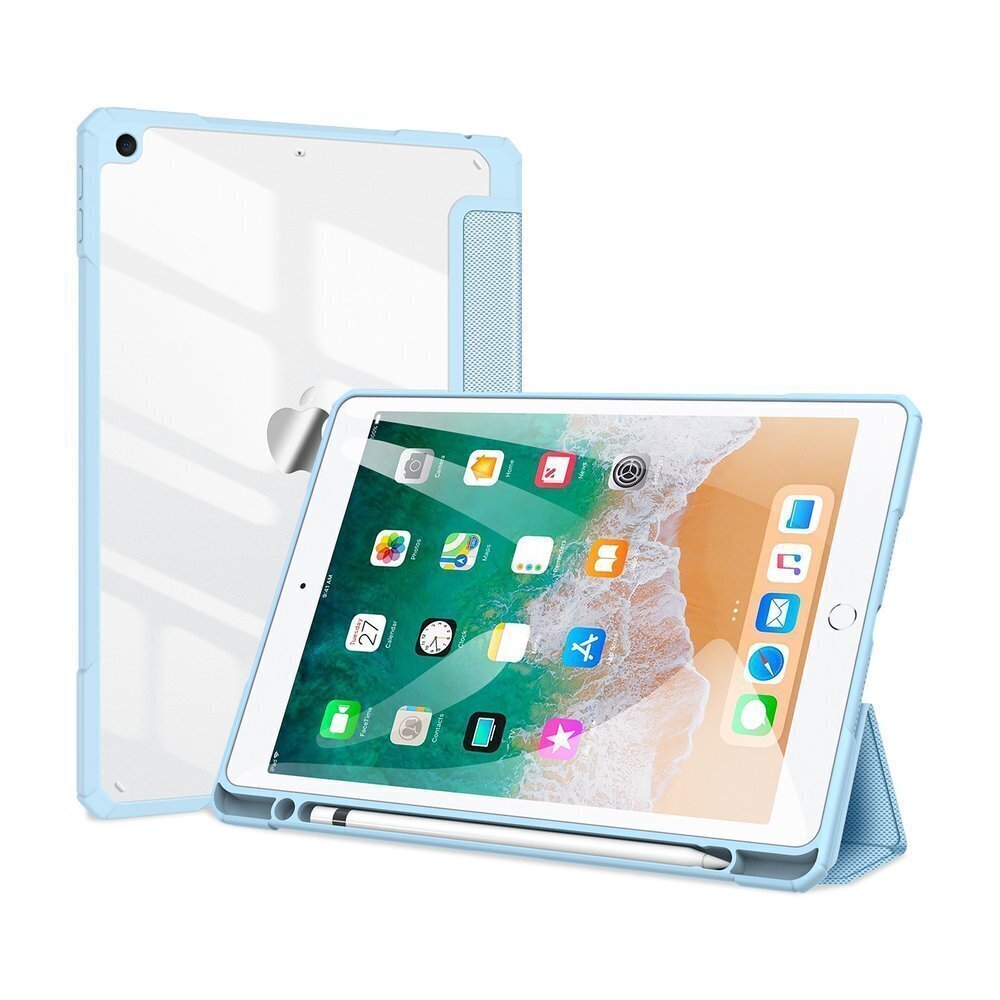 Dux Ducis Toby Smart Cover iPad 9.7'' 2018/iPad 9.7'' 2017 jaoks, sinine цена и информация | Tahvelarvuti ümbrised ja kaaned | hansapost.ee