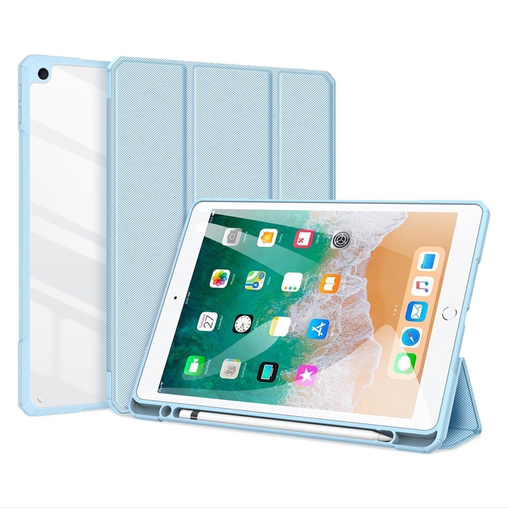 Dux Ducis Toby Smart Cover iPad 9.7'' 2018/iPad 9.7'' 2017 jaoks, sinine hind ja info | Tahvelarvuti ümbrised ja kaaned | hansapost.ee