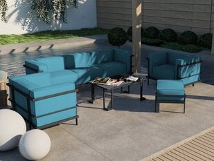 Комплект садовой мебели из 2 предметов Calme Jardin Cannes, синий / темно-серый цена и информация | Комплекты уличной мебели | hansapost.ee