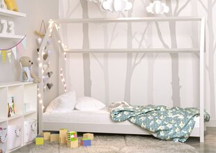Детская кровать Kocot Kids Bella, 80x160 см, белый цвет цена и информация | Детские кровати | hansapost.ee
