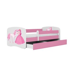 Lastevoodi koos madratsiga Kocot Kids Babydreams, 80x160 cm, roosa цена и информация | Детские кровати | hansapost.ee