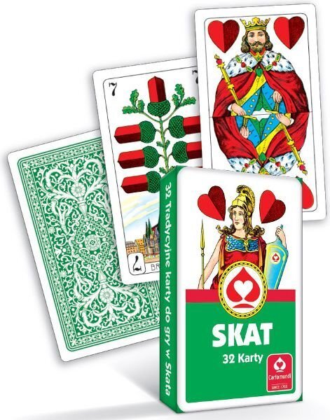 Mängukaardid Skat, 32 tk hind ja info | Lauamängud ja mõistatused perele | hansapost.ee