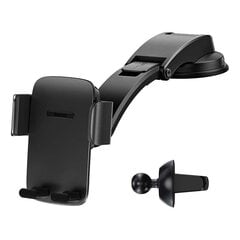 Держатель для телефона Baseus Easy Control Pro car holder for grille / dashboard (black) цена и информация | Держатели для телефонов | hansapost.ee