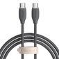 Baseus Jelly cable USB-C to USB-C, 100W, 2m (black) цена и информация | Mobiiltelefonide kaablid | hansapost.ee