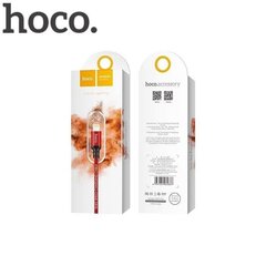 Hoco X14 Premium Прочный Тканевый Lightning на USB 2m Кабель Данных и Быстрого Заряда (MD819) Красный цена и информация | Кабели и провода | hansapost.ee