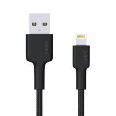 Aukey CB-AL05, Lightning/USB-A, 2 m hind ja info | Juhtmed ja kaablid | hansapost.ee