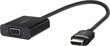 Belkin AV10170BT, HDMI/VGA, 2.5 m цена и информация | Juhtmed ja kaablid | hansapost.ee