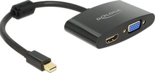 Delock 65553, Mini DP/HDMI/VGA hind ja info | Juhtmed ja kaablid | hansapost.ee