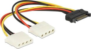 Delock 65159, SATA/Molex, 20 cm цена и информация | Кабели и провода | hansapost.ee