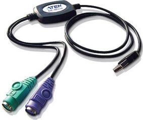 Aten UC10KM-AA, PS2/USB-A, 0.9 м цена и информация | Кабели и провода | hansapost.ee