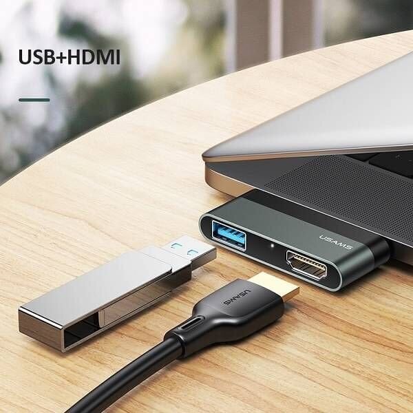Usams US-SJ462 hind ja info | USB adapterid ja jagajad | hansapost.ee
