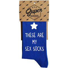 Sokid "These are my sex socks" hind ja info | Lõbusad sokid | hansapost.ee