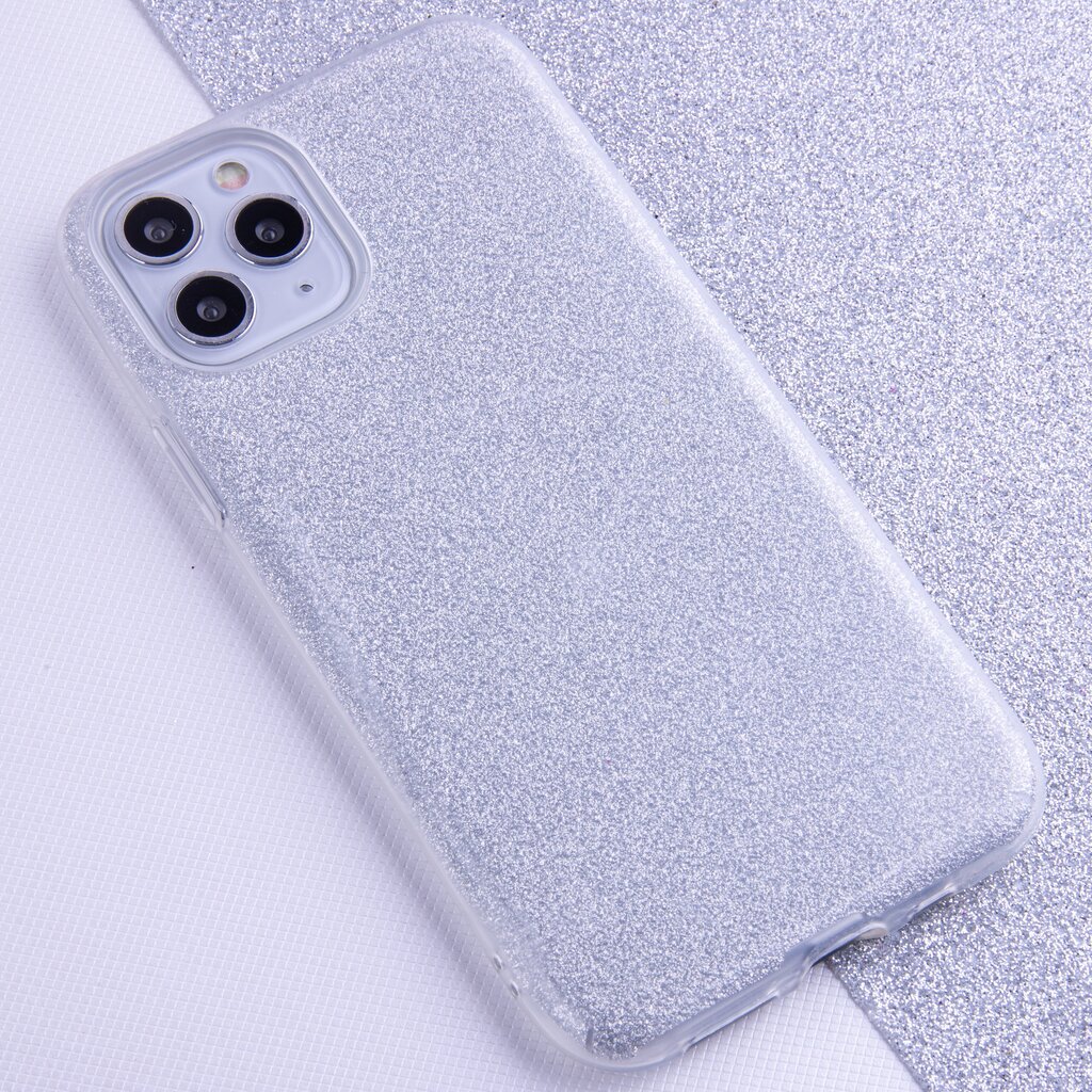 Glitter 3in1 case for Samsung Galaxy S21 silver цена и информация | Telefonide kaitsekaaned ja -ümbrised | hansapost.ee