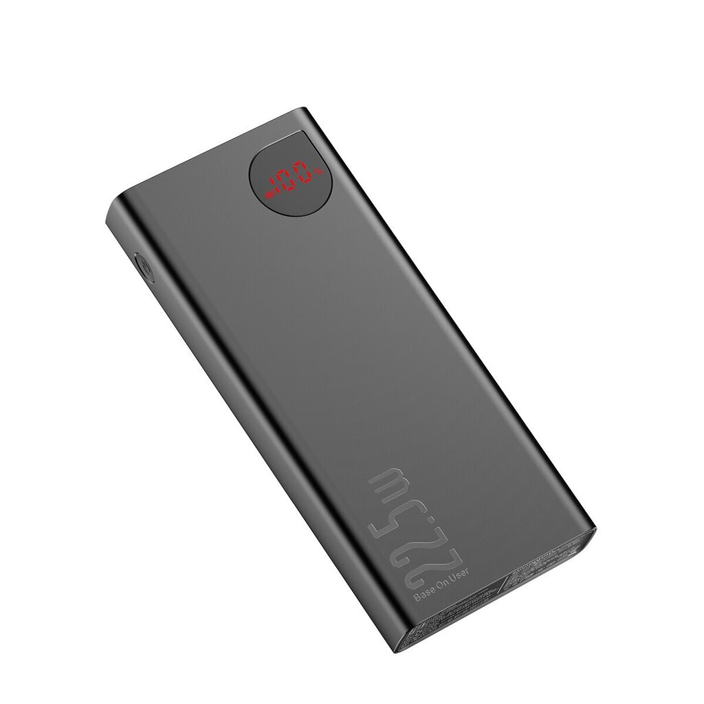 Powerbank Baseus Adaman Metal, 20000mAh, 22.5W (black) hind ja info | Akupangad | hansapost.ee