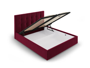 Кровать велюровая Micadoni Home Phaedra 160x200 см, темно-красная цена и информация | Кровати | hansapost.ee