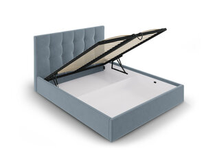 Кровать велюровая Micadoni Home Phaedra 140x200 см, светло-синяя цена и информация | Кровати | hansapost.ee