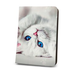 Uniwersal case Cute Kitty for tablet 7-8” price and information | Tablet cases and covers | hansapost.ee