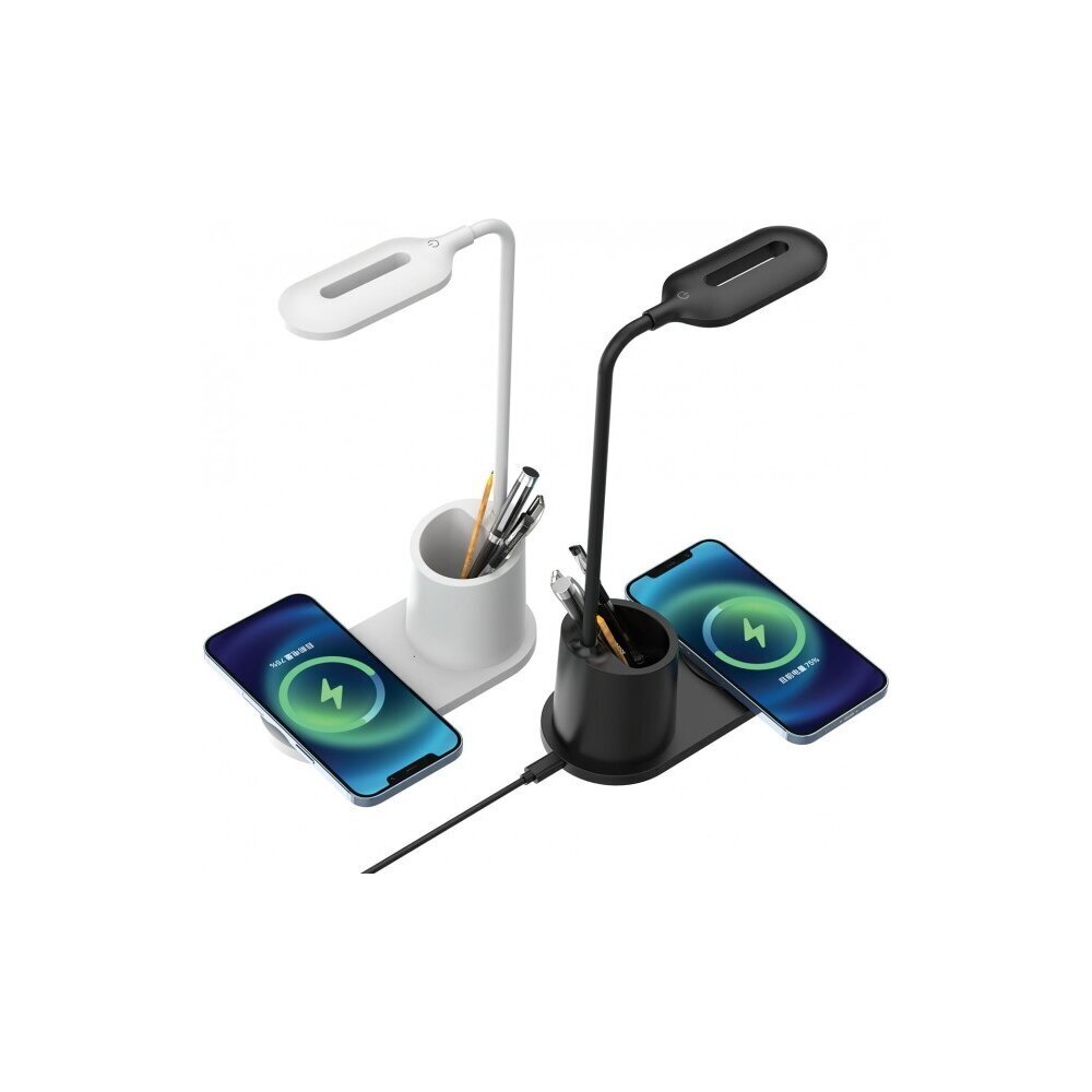 Rebeltec Led lamp with wireless induction charger QI W600 10W High speed white hind ja info | Laadijad mobiiltelefonidele | hansapost.ee