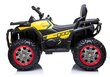 Elektriline ATV lastele Quad XMX607, kollane, 3 a.+ hind ja info | Laste elektriautod | hansapost.ee