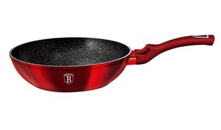 Berlinger Haus Metallic Line Wok сковорода Burgundy Edition, 30 см цена и информация | Cковородки | hansapost.ee