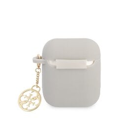 Guess 4G Charms Silicone Case for Airpods 1/2 Grey цена и информация | Наушники | hansapost.ee