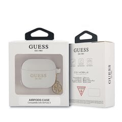 Guess 4G Charms Silicone Case for Airpods 3 Grey цена и информация | Наушники | hansapost.ee