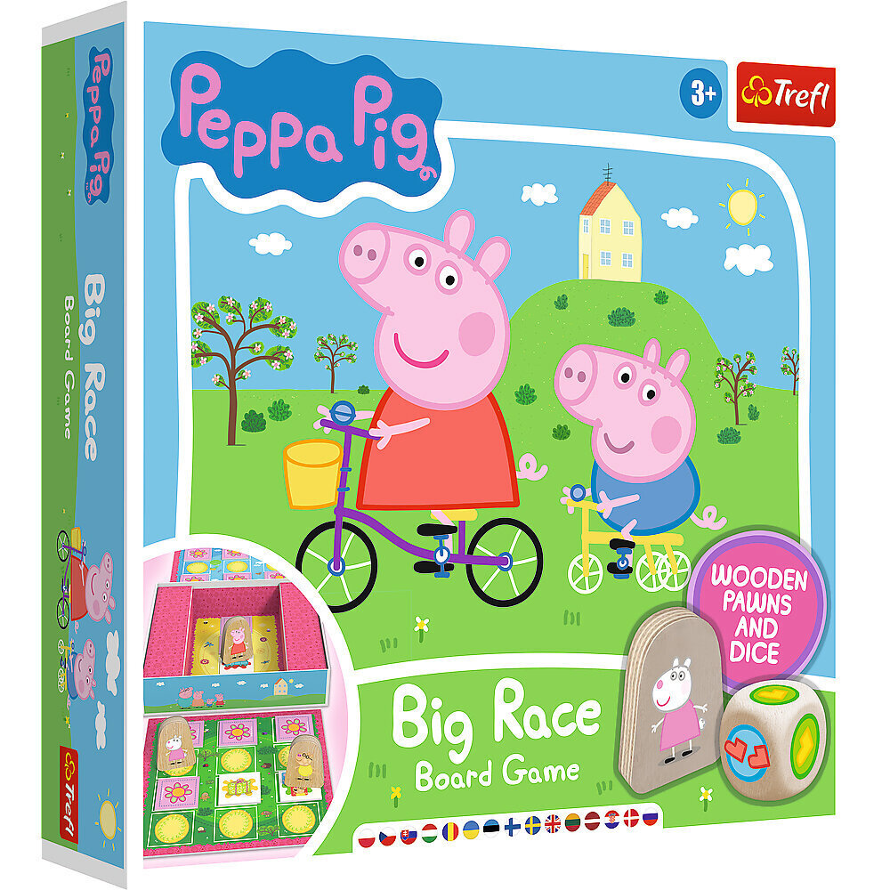 Lauamäng *GREAT PEPPA PIG RACE* цена и информация | Lauamängud ja mõistatused perele | hansapost.ee