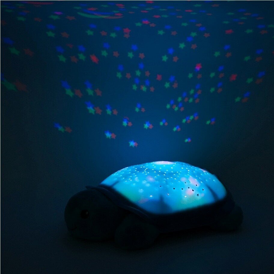 Öövalgusti valguse projektsiooniga, helid - Kilpkonn sinine,Twilight Turtle Aqua, Cloud B 012929 цена и информация | Beebide mänguasjad | hansapost.ee