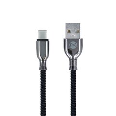 Forever Tornado, USB-C, 1 m hind ja info | Mobiiltelefonide kaablid | hansapost.ee