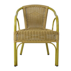 Стул Bambus, бежевый цена и информация | Садовые стулья, кресла, пуфы | hansapost.ee