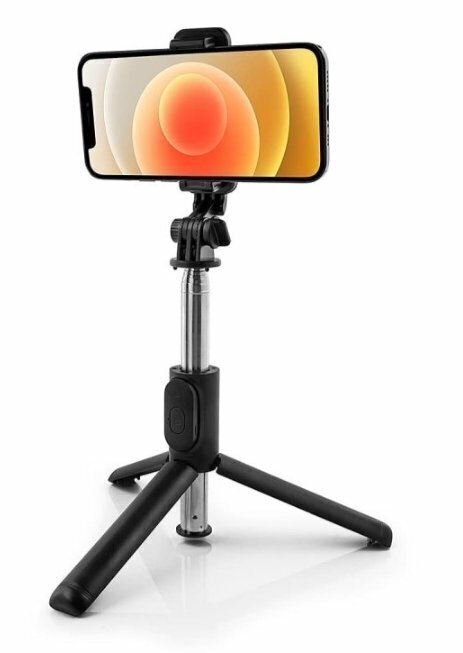 RoGer Q01 PRO 2in1 selfie stick + teleskoopstatiiv Bluetoothi ​​juhtimisega цена и информация | Selfie pulgad | hansapost.ee