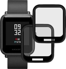 Alogy Full Glue 2x Xiaomi Amazfit Bip U черный цена и информация | Аксессуары для смарт-часов и браслетов | hansapost.ee