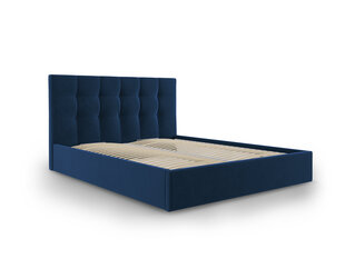 Кровать велюровая Micadoni Home Phaedra 160x200 см, синяя цена и информация | Кровати | hansapost.ee