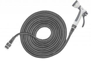 Veniv aiavoolik otsikuga Bradas Twist Hose 7,5m-15m price and information | Irrigation systems, watering hoses and watering cans | hansapost.ee