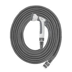 Veniv aiavoolik otsikuga Bradas Twist Hose 7,5m-15m price and information | Niisutussüsteemid, kastmisvoolikud ja kastekannud | hansapost.ee