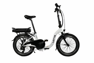 Складной электрический велосипед Blaupunkt Lotte, 20 дюймов, белый цена и информация | Электровелосипеды | hansapost.ee